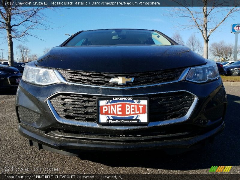 Mosaic Black Metallic / Dark Atmosphere/Medium Atmosphere 2017 Chevrolet Cruze LS