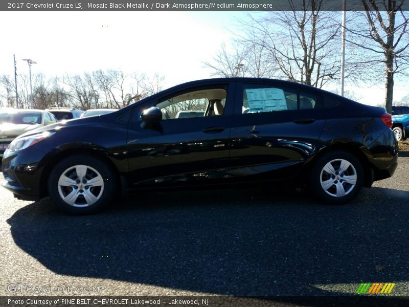 Mosaic Black Metallic / Dark Atmosphere/Medium Atmosphere 2017 Chevrolet Cruze LS