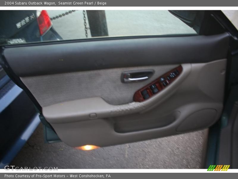 Seamist Green Pearl / Beige 2004 Subaru Outback Wagon
