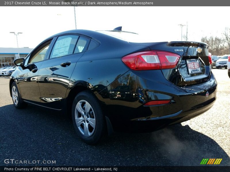 Mosaic Black Metallic / Dark Atmosphere/Medium Atmosphere 2017 Chevrolet Cruze LS