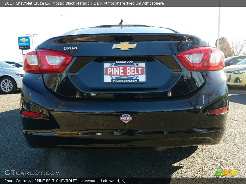 Mosaic Black Metallic / Dark Atmosphere/Medium Atmosphere 2017 Chevrolet Cruze LS