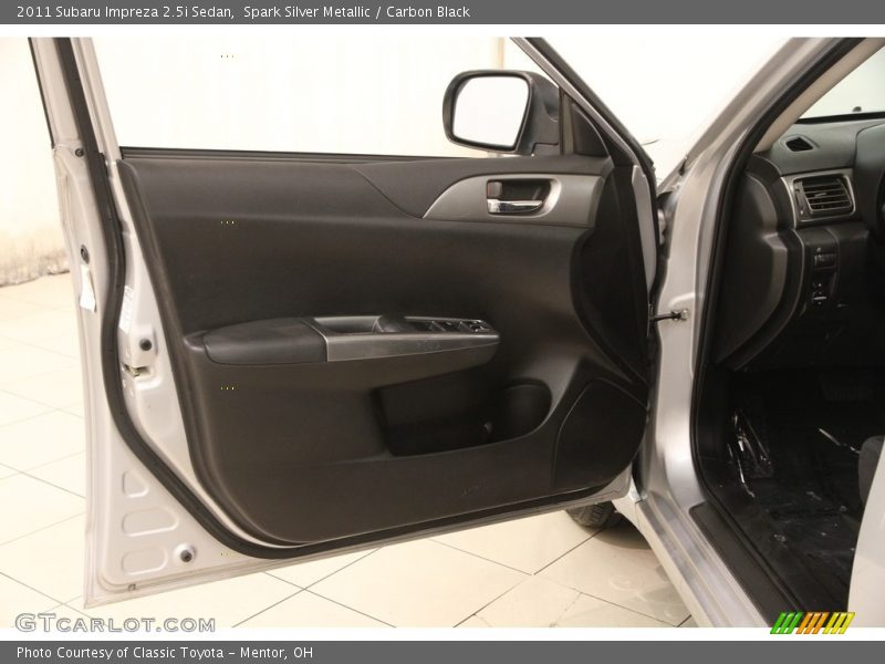 Spark Silver Metallic / Carbon Black 2011 Subaru Impreza 2.5i Sedan