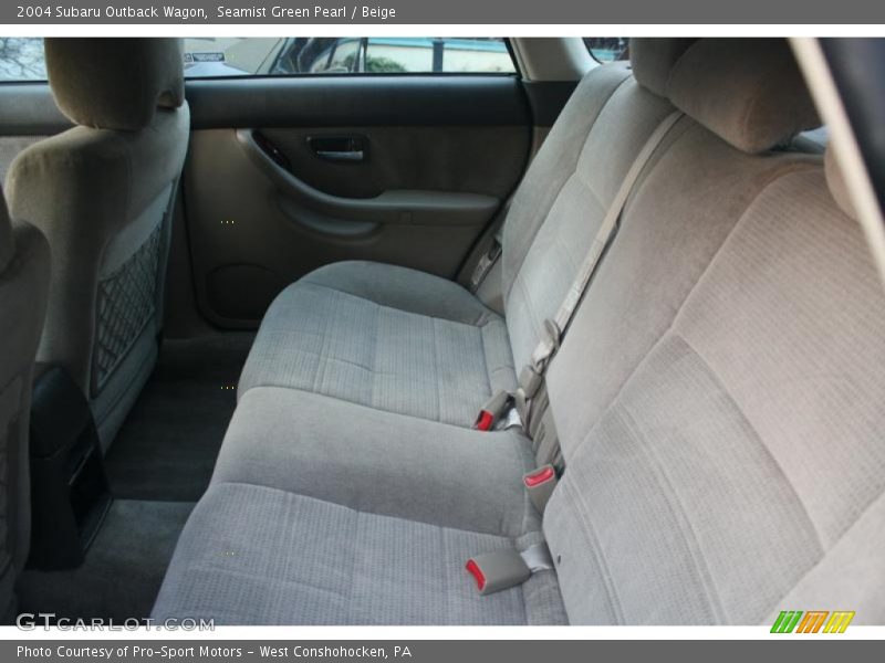 Seamist Green Pearl / Beige 2004 Subaru Outback Wagon