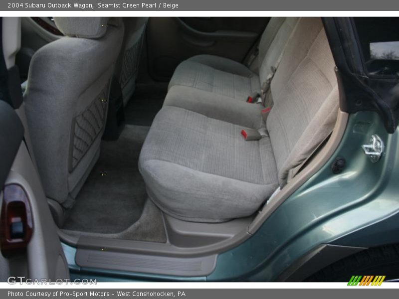 Seamist Green Pearl / Beige 2004 Subaru Outback Wagon