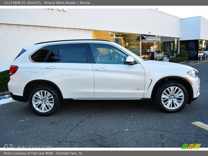 Mineral White Metallic / Mocha 2014 BMW X5 xDrive35i
