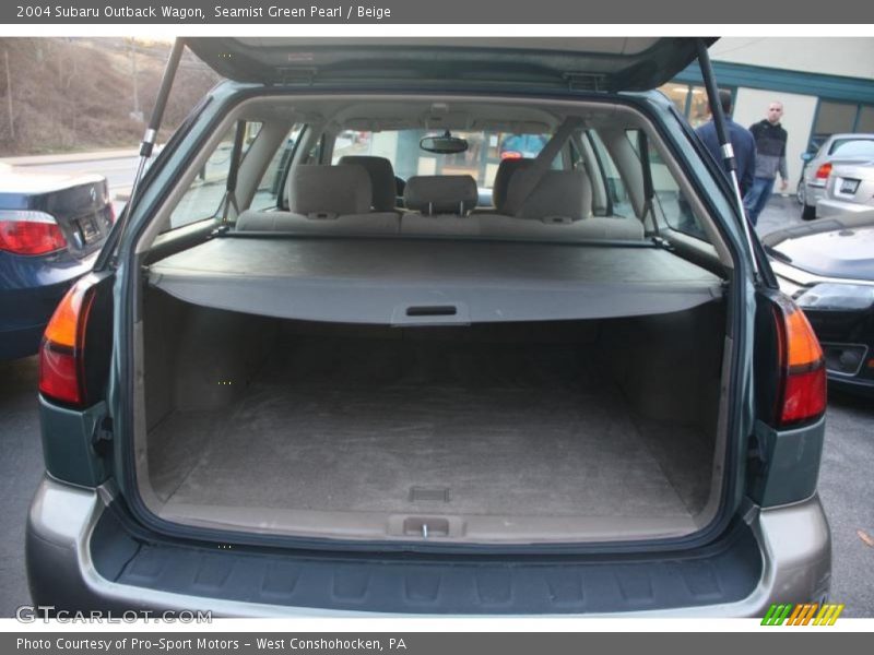 Seamist Green Pearl / Beige 2004 Subaru Outback Wagon