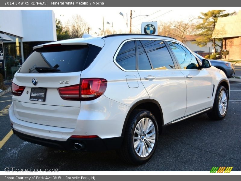 Mineral White Metallic / Mocha 2014 BMW X5 xDrive35i