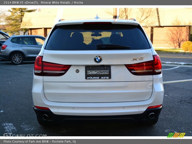 Mineral White Metallic / Mocha 2014 BMW X5 xDrive35i