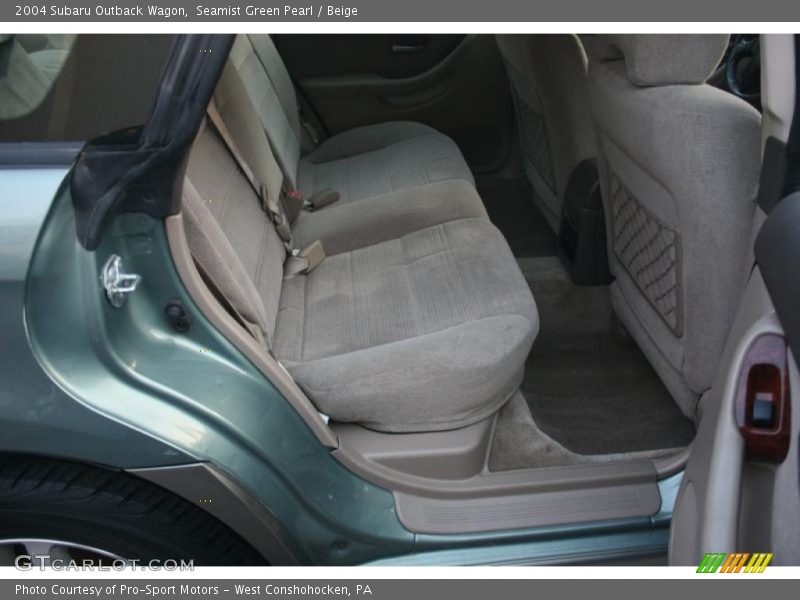 Seamist Green Pearl / Beige 2004 Subaru Outback Wagon