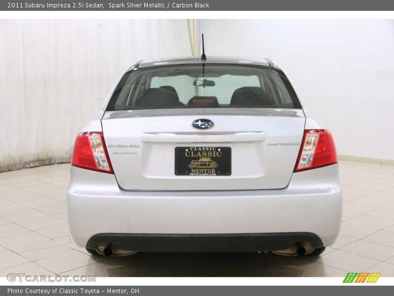 Spark Silver Metallic / Carbon Black 2011 Subaru Impreza 2.5i Sedan