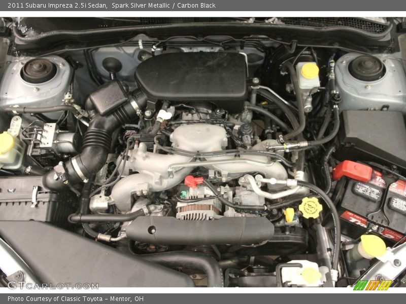 Spark Silver Metallic / Carbon Black 2011 Subaru Impreza 2.5i Sedan