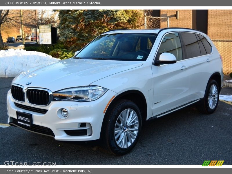 Mineral White Metallic / Mocha 2014 BMW X5 xDrive35i