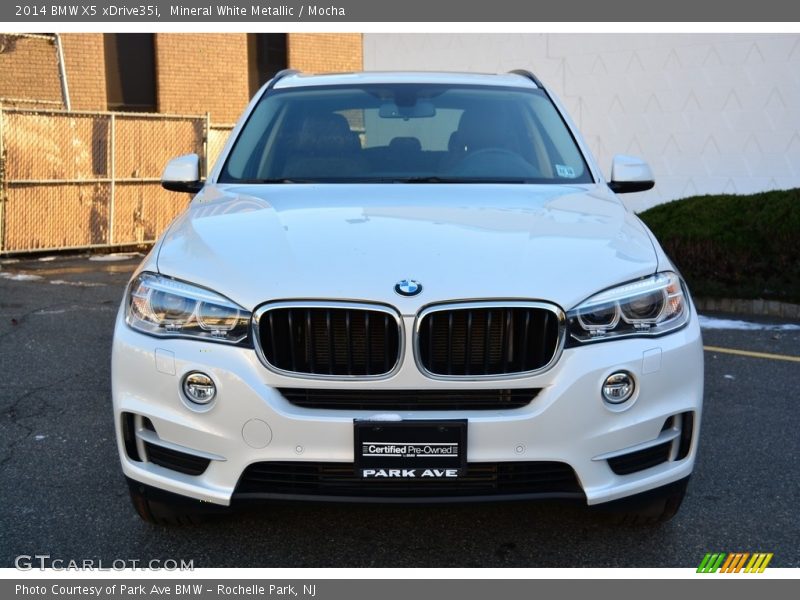Mineral White Metallic / Mocha 2014 BMW X5 xDrive35i