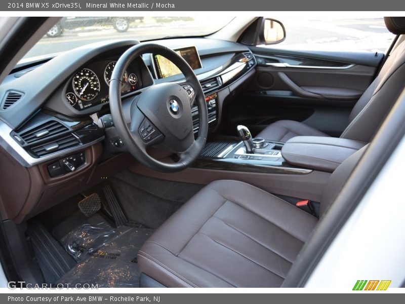 Mineral White Metallic / Mocha 2014 BMW X5 xDrive35i