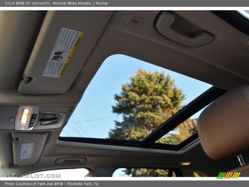 Mineral White Metallic / Mocha 2014 BMW X5 xDrive35i