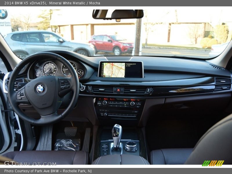 Mineral White Metallic / Mocha 2014 BMW X5 xDrive35i