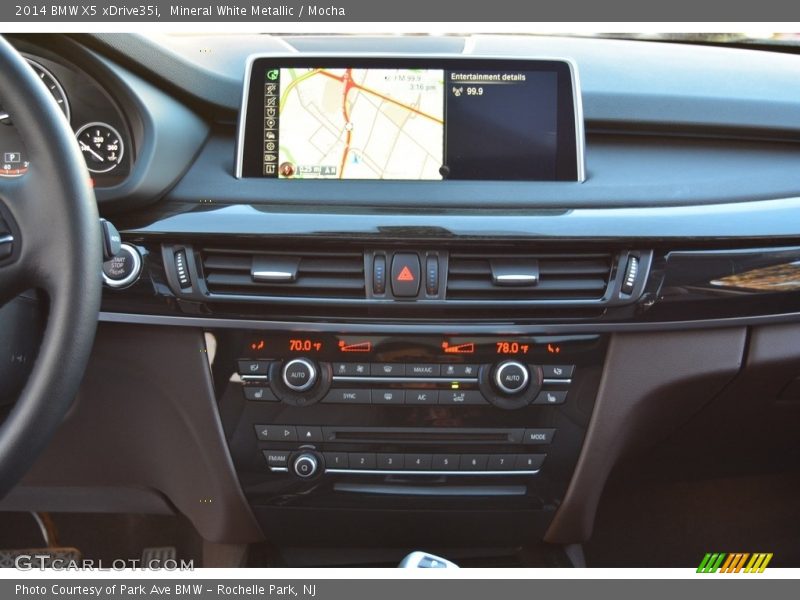 Mineral White Metallic / Mocha 2014 BMW X5 xDrive35i