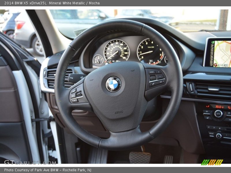 Mineral White Metallic / Mocha 2014 BMW X5 xDrive35i