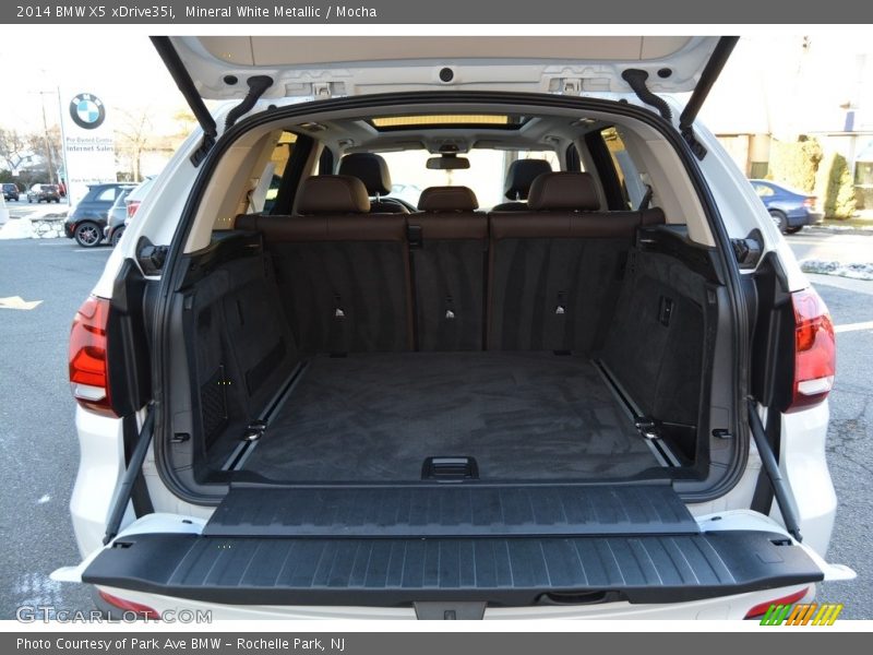 Mineral White Metallic / Mocha 2014 BMW X5 xDrive35i