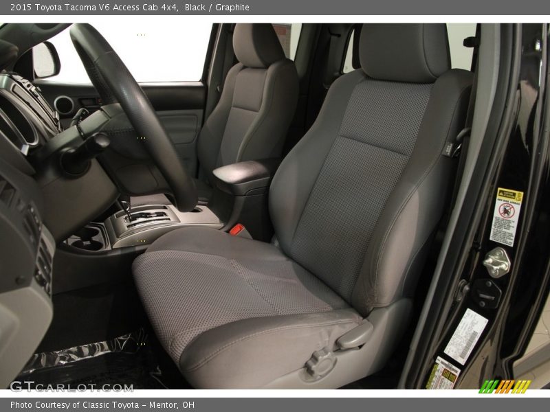 Black / Graphite 2015 Toyota Tacoma V6 Access Cab 4x4