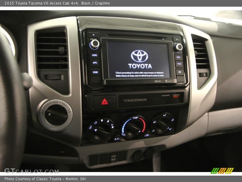 Black / Graphite 2015 Toyota Tacoma V6 Access Cab 4x4