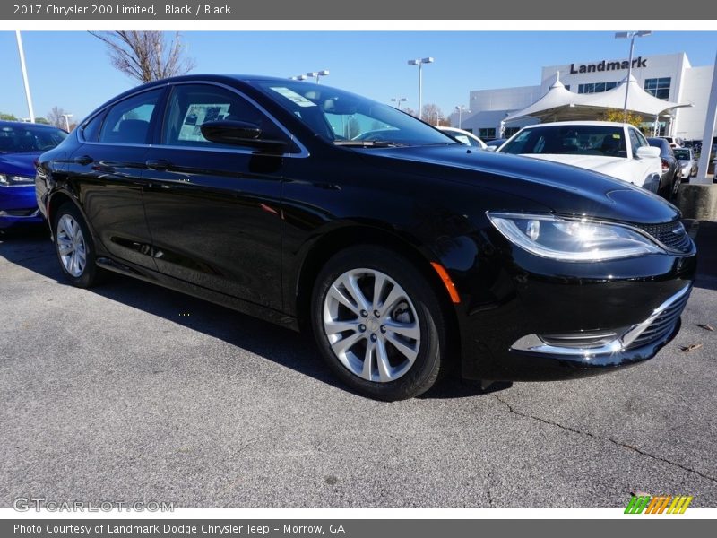 Black / Black 2017 Chrysler 200 Limited