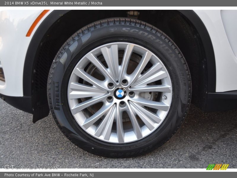 Mineral White Metallic / Mocha 2014 BMW X5 xDrive35i