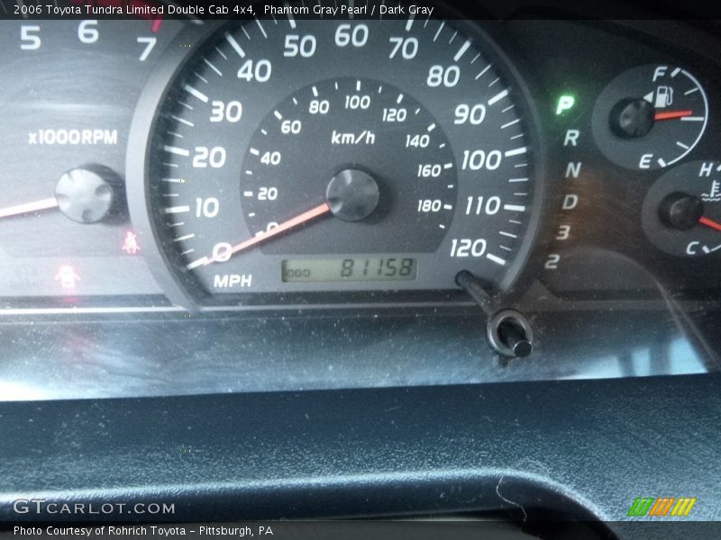 Phantom Gray Pearl / Dark Gray 2006 Toyota Tundra Limited Double Cab 4x4