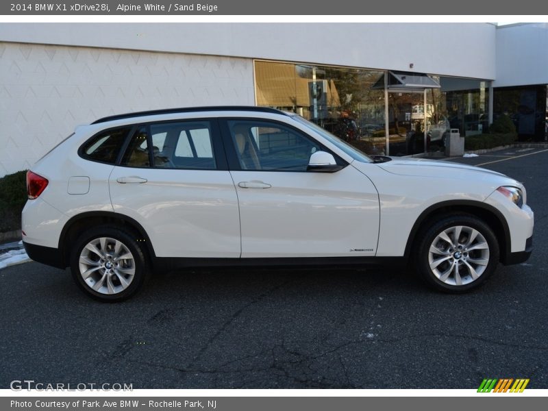 Alpine White / Sand Beige 2014 BMW X1 xDrive28i