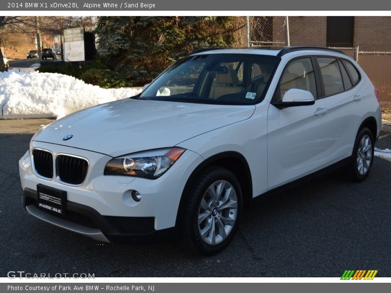 Alpine White / Sand Beige 2014 BMW X1 xDrive28i