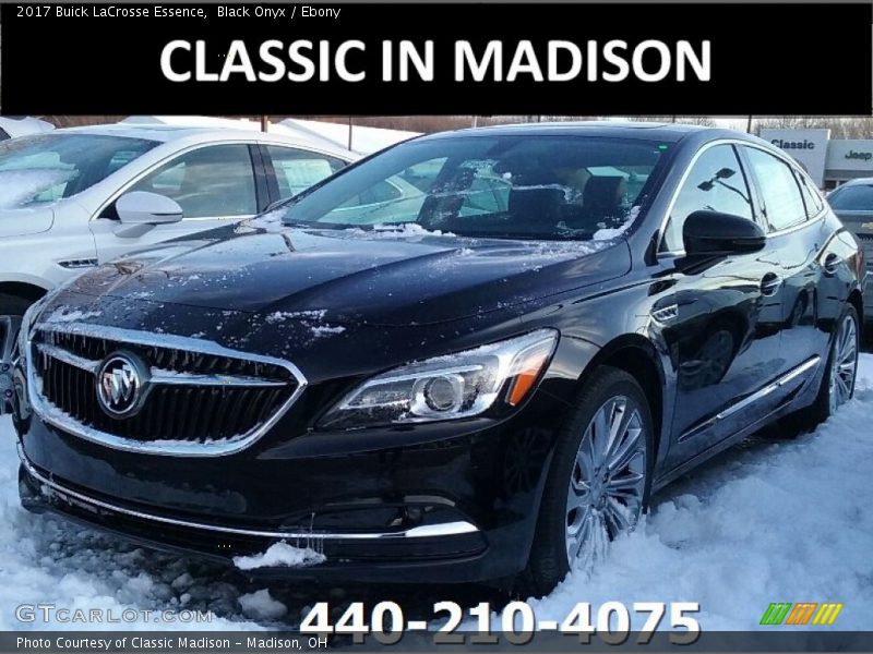 Black Onyx / Ebony 2017 Buick LaCrosse Essence