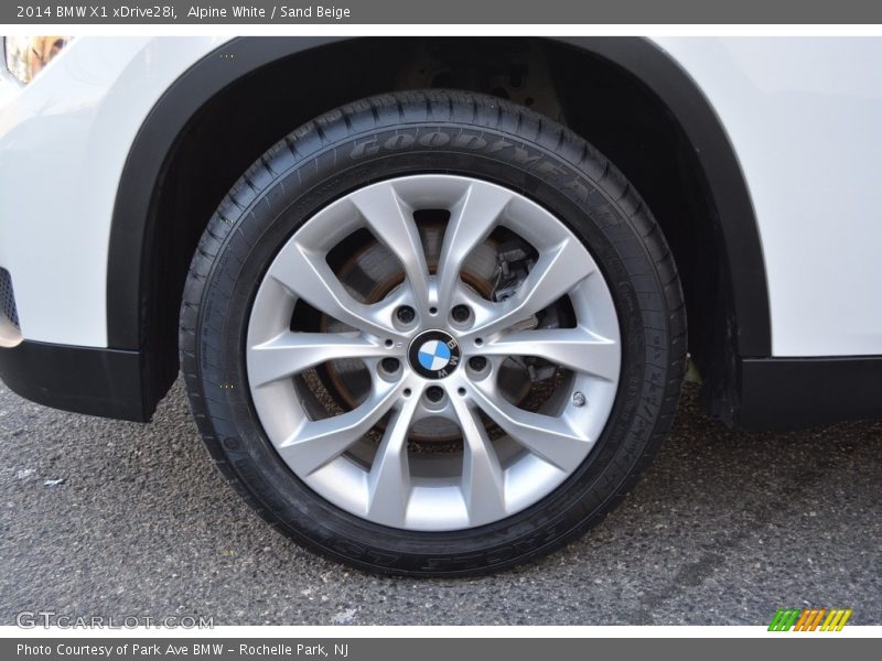 Alpine White / Sand Beige 2014 BMW X1 xDrive28i