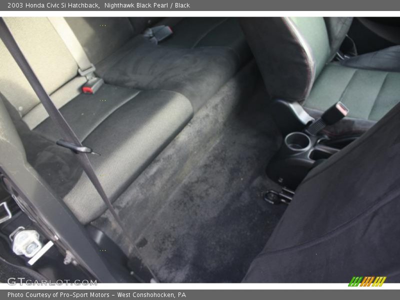 Nighthawk Black Pearl / Black 2003 Honda Civic Si Hatchback