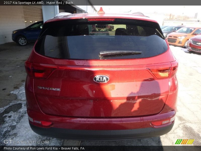 Hyper Red / Black 2017 Kia Sportage LX AWD