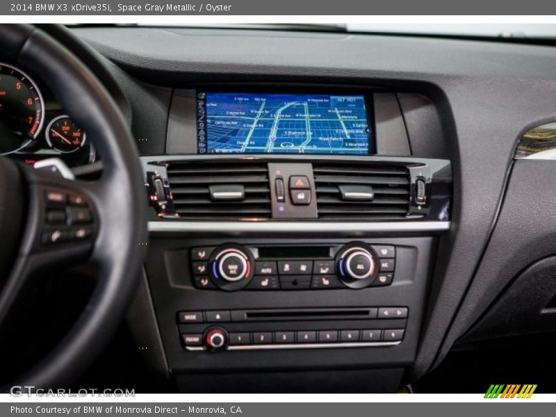 Space Gray Metallic / Oyster 2014 BMW X3 xDrive35i