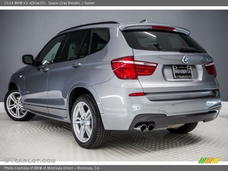 Space Gray Metallic / Oyster 2014 BMW X3 xDrive35i