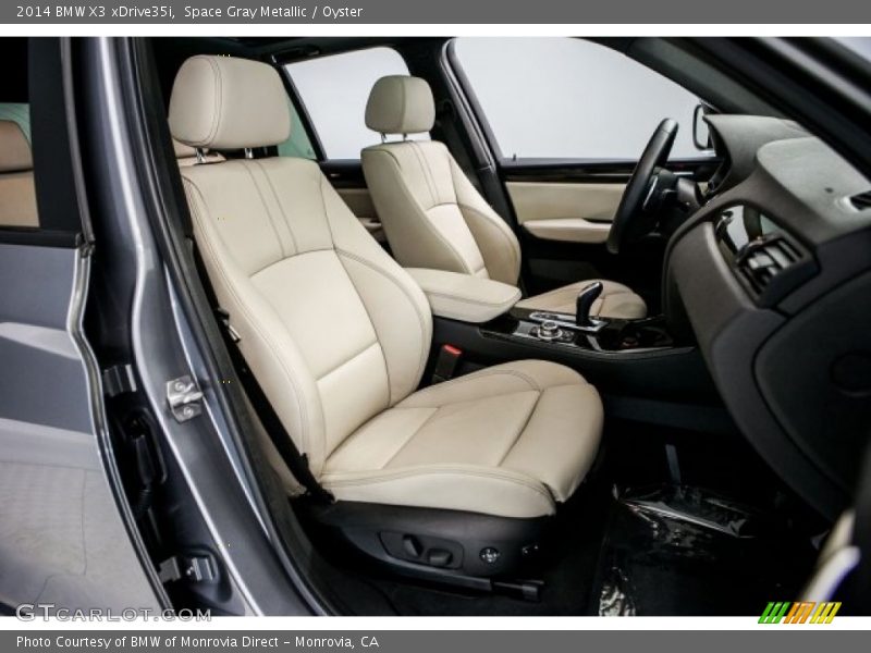 Space Gray Metallic / Oyster 2014 BMW X3 xDrive35i