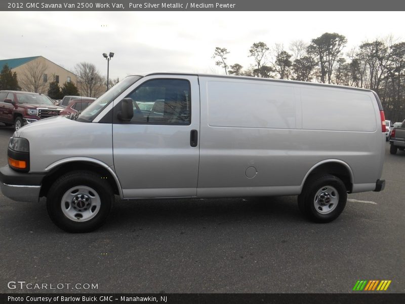 Pure Silver Metallic / Medium Pewter 2012 GMC Savana Van 2500 Work Van