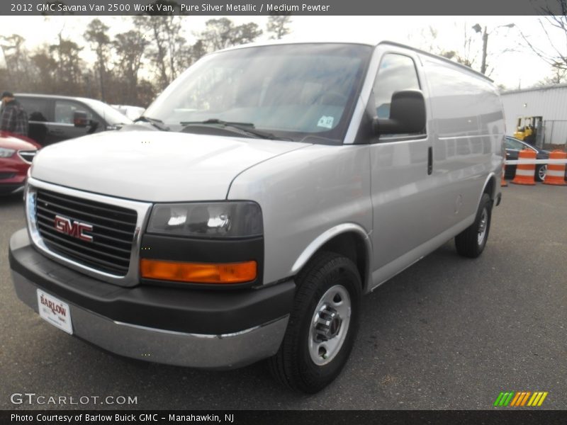 Pure Silver Metallic / Medium Pewter 2012 GMC Savana Van 2500 Work Van