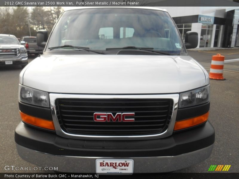 Pure Silver Metallic / Medium Pewter 2012 GMC Savana Van 2500 Work Van