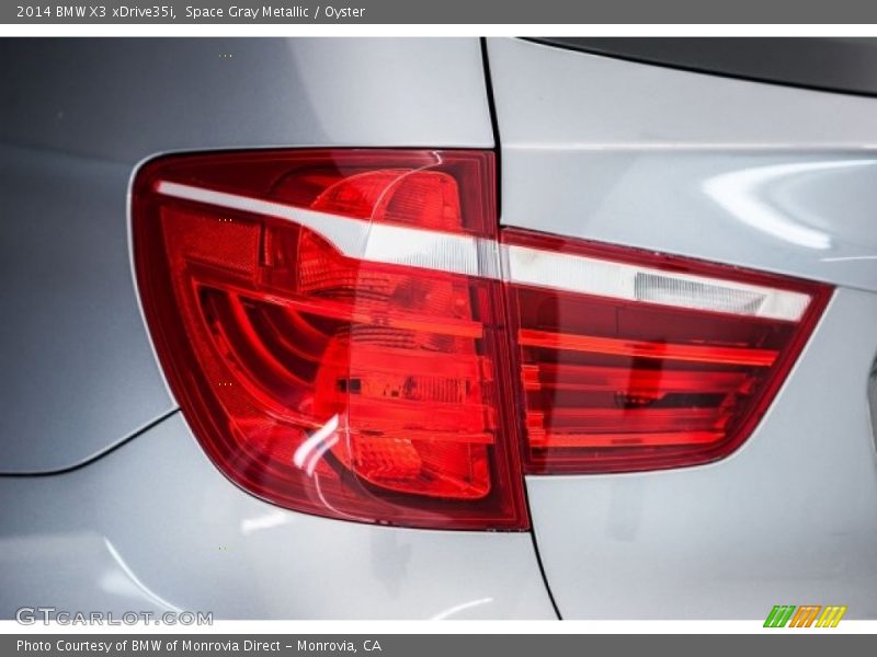 Space Gray Metallic / Oyster 2014 BMW X3 xDrive35i