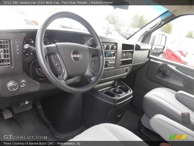Pure Silver Metallic / Medium Pewter 2012 GMC Savana Van 2500 Work Van