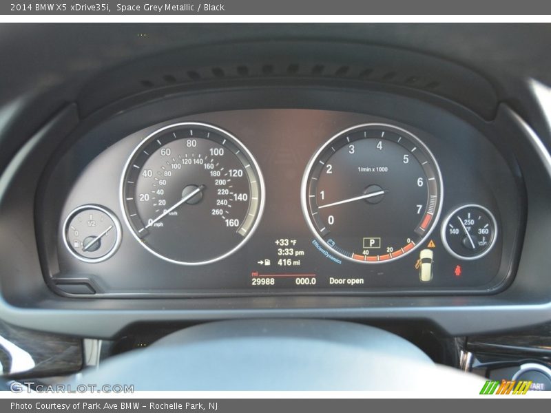 Space Grey Metallic / Black 2014 BMW X5 xDrive35i