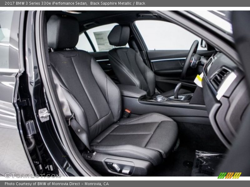 Black Sapphire Metallic / Black 2017 BMW 3 Series 330e iPerfomance Sedan
