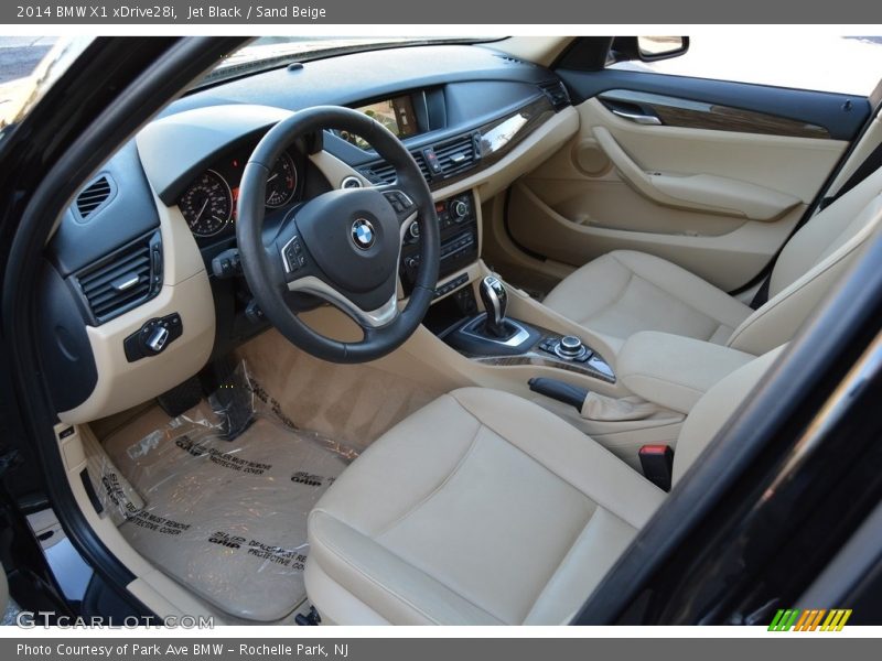 Jet Black / Sand Beige 2014 BMW X1 xDrive28i
