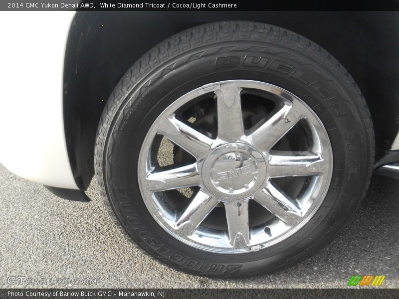 White Diamond Tricoat / Cocoa/Light Cashmere 2014 GMC Yukon Denali AWD