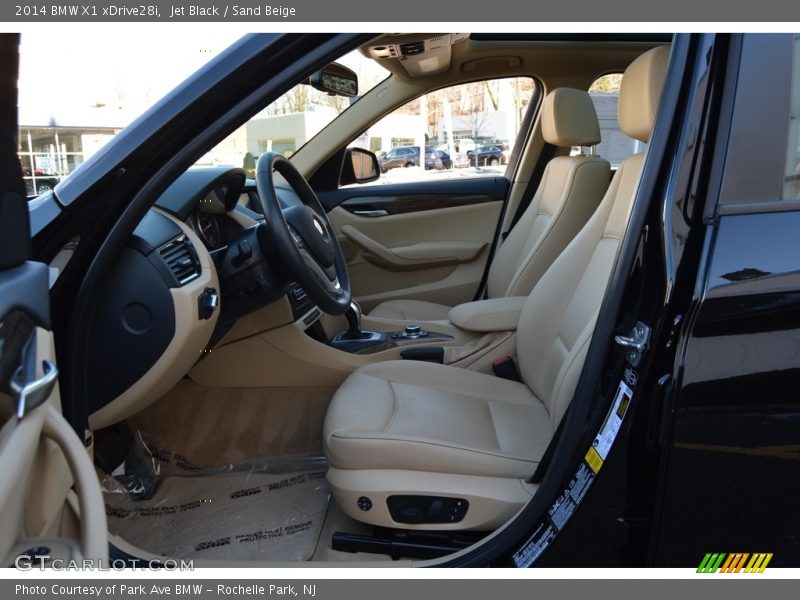 Jet Black / Sand Beige 2014 BMW X1 xDrive28i