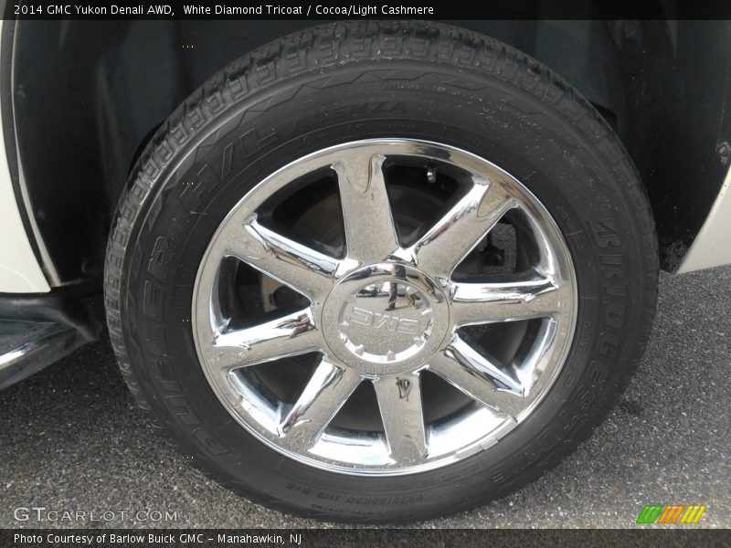 White Diamond Tricoat / Cocoa/Light Cashmere 2014 GMC Yukon Denali AWD