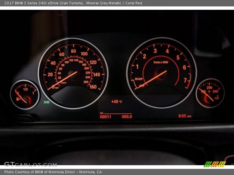  2017 3 Series 340i xDrive Gran Turismo 340i xDrive Gran Turismo Gauges