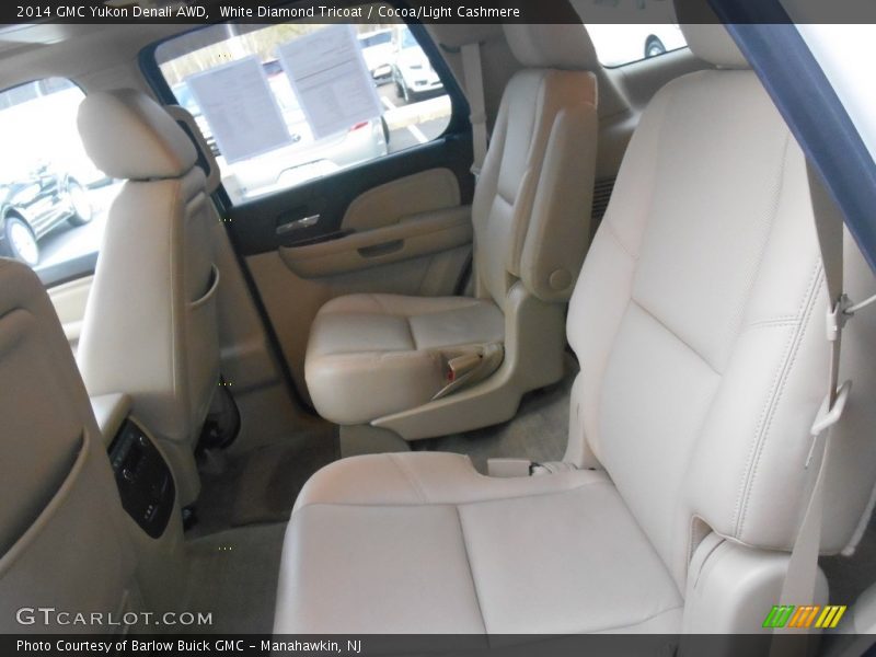 White Diamond Tricoat / Cocoa/Light Cashmere 2014 GMC Yukon Denali AWD